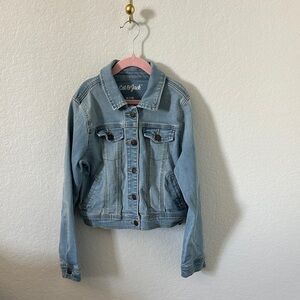 Cat & Jack Light Blue Denim Jacket, Size M